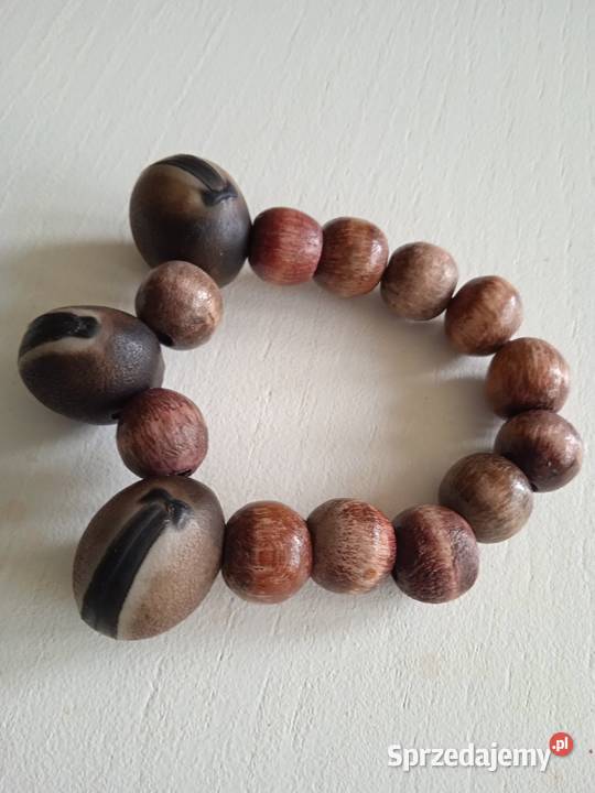 BRANSOLETY Z NASION DRZEW TAGUA BAWOLE OCZY