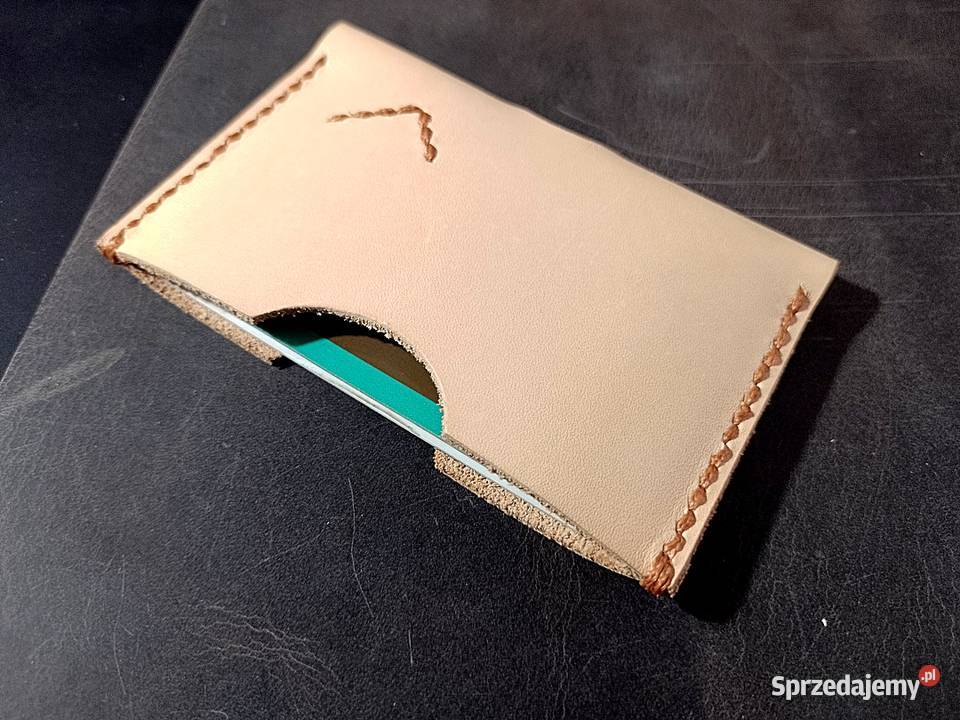 Skórzane etui na dokumenty karty Uniseks Kielce