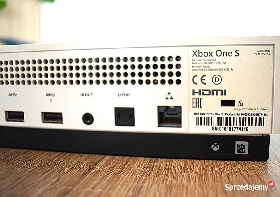 Xbox One S 500GB pad gra Forza okablowanie i kujawsko-pomorskie Chełmno