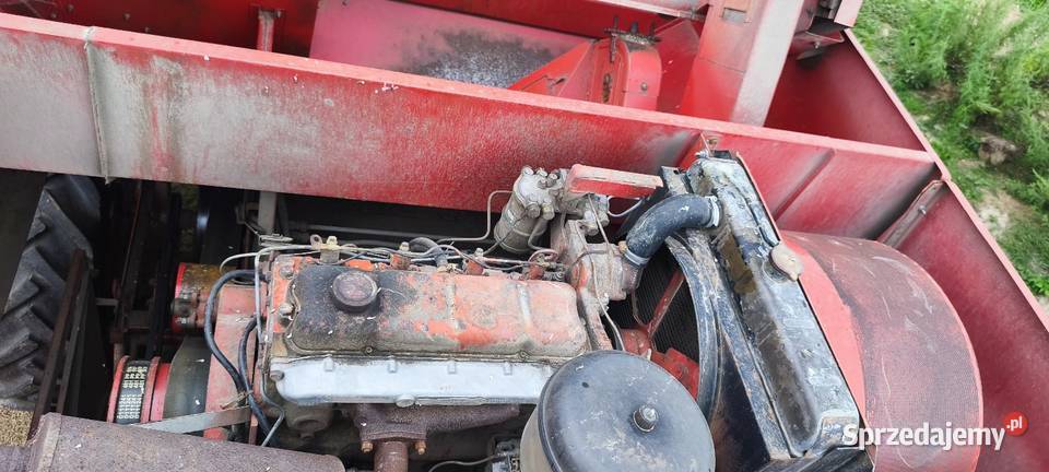 Kombajn Massey Ferguson 186 MF186 Sieczkarnia-rozdrabniacz lubelskie Huta Turobińska