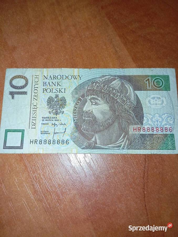 Banknot 10 94r kolekcjonerski świętokrzyskie Staszów