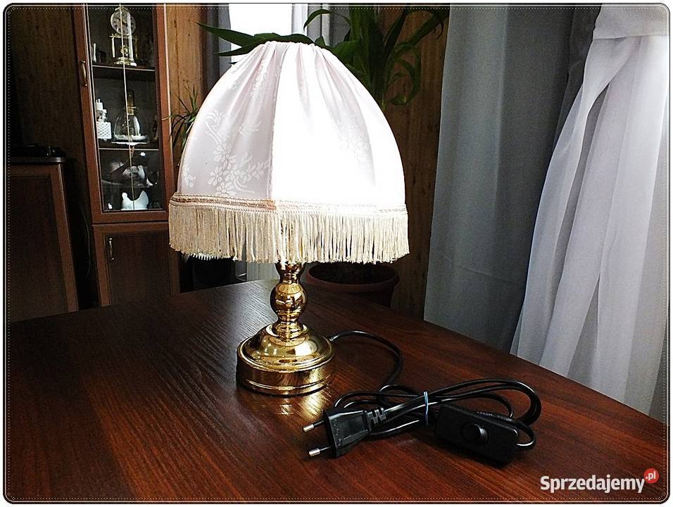 Lampka nocna idealna do sypialni w stylu retro Żary sprzedam