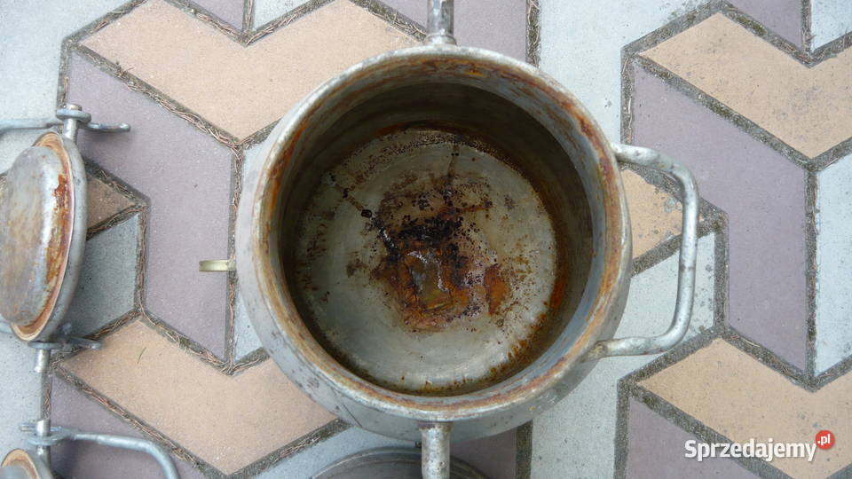 Kanka 10 l z kranikiem konwia do mleka konew Sokółka