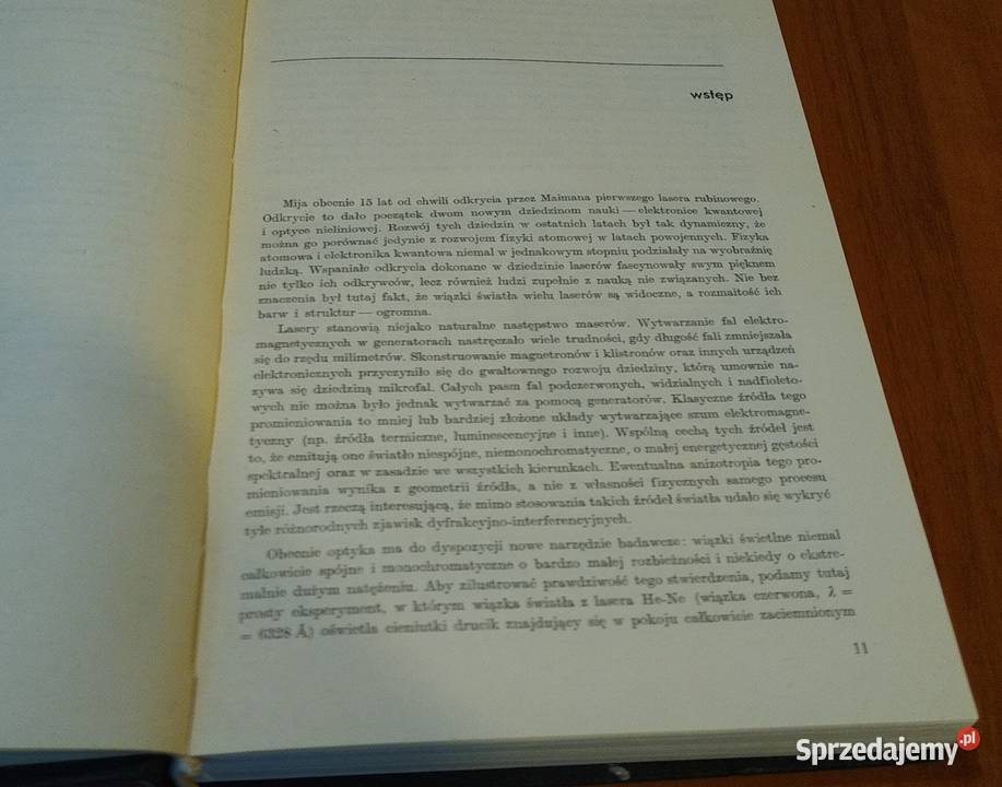 Wstęp do fizyki laserów Biblioteka Fizyki t 4