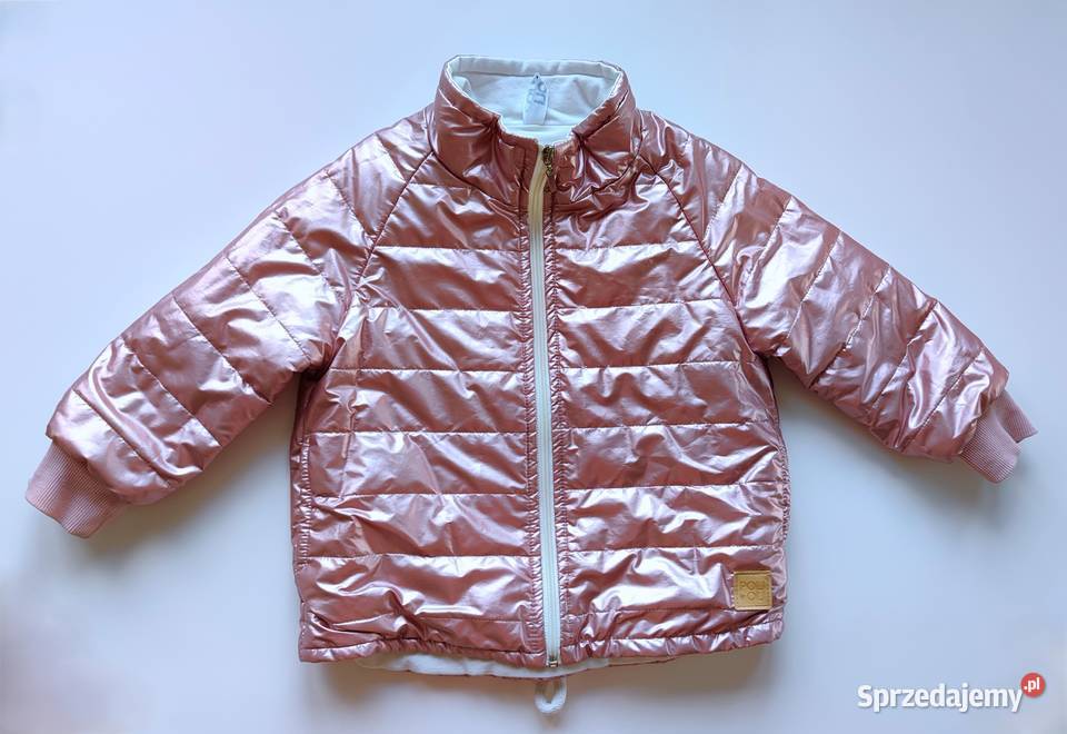Unikatowa kurtka różowa błyszcząca metalik Katowice