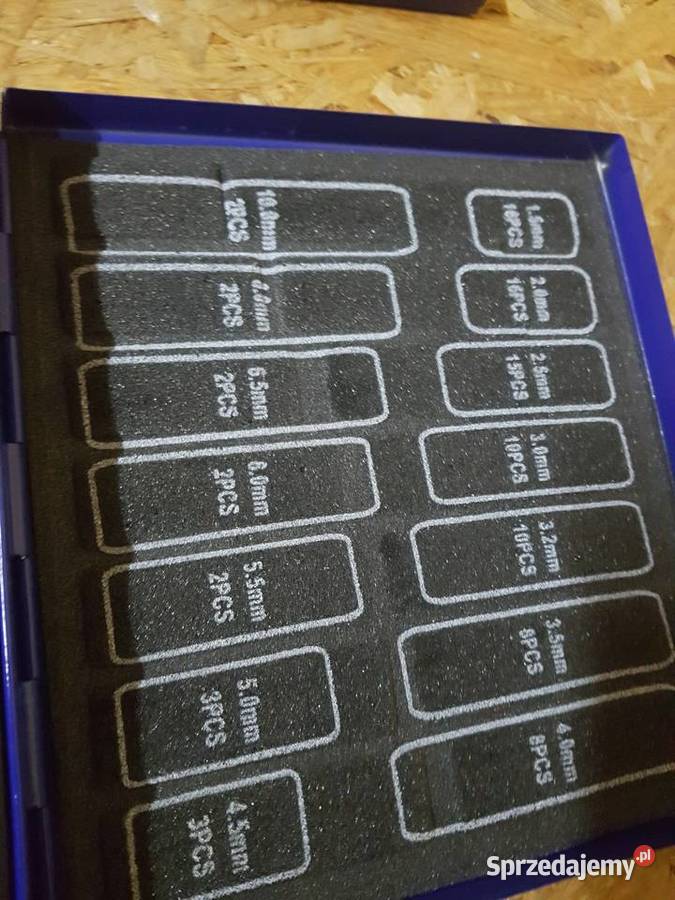 ZESTAW WIERTEŁ TYTAN WIERTŁA 95 DO METALU Ręczne Głogowa