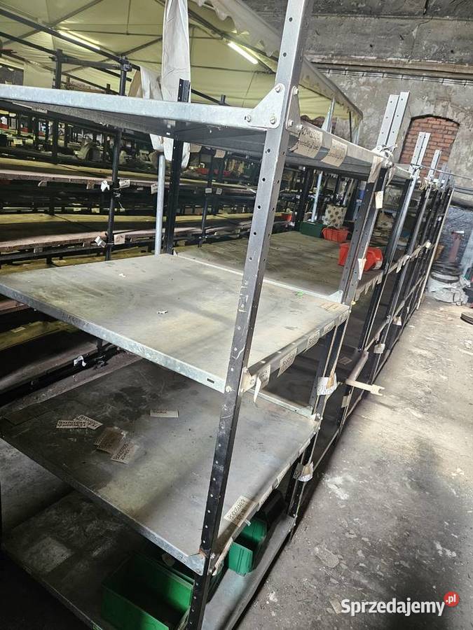 Regały metalowe magazynowe Mocne Trwałe śląskie Świerklaniec sprzedam