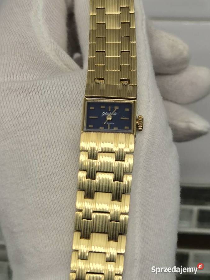 Elegancki zegarek damski Glashutte śląskie