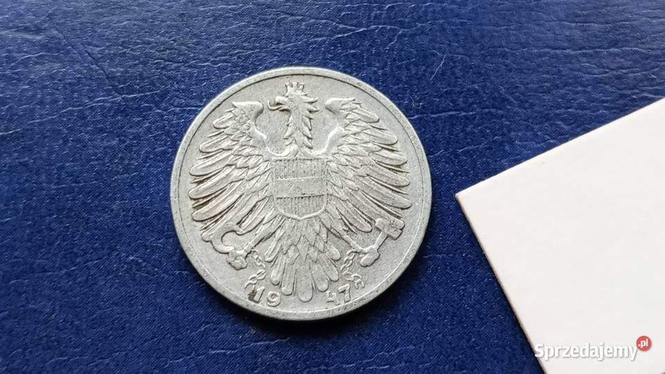 Stare monety 1 szyling 1947 Austria Numizmatyka Lesko