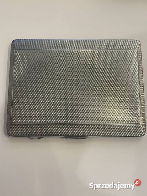 Niemiecka papierośnica platerowana III Rzesza Militaria Kraków