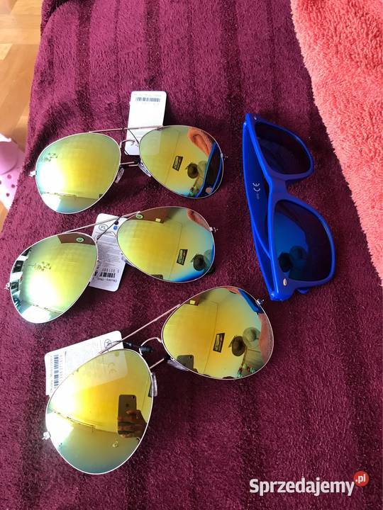 nowe z metką okulary przeciwsłoneczne Aviator małopolskie Kraków