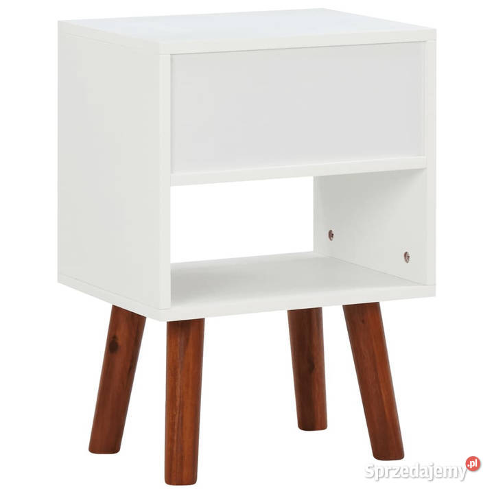 Szafka nocna z drewna akacjowego 40x30x57 mazowieckie