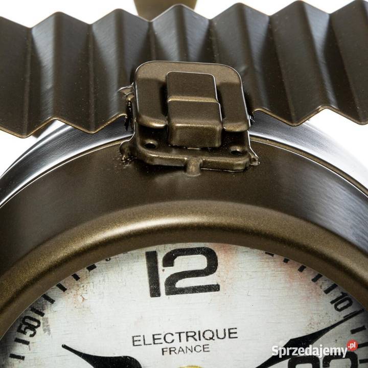 Zegar Zegarek metalowy Retro Vintage SAMOLOT Kanie