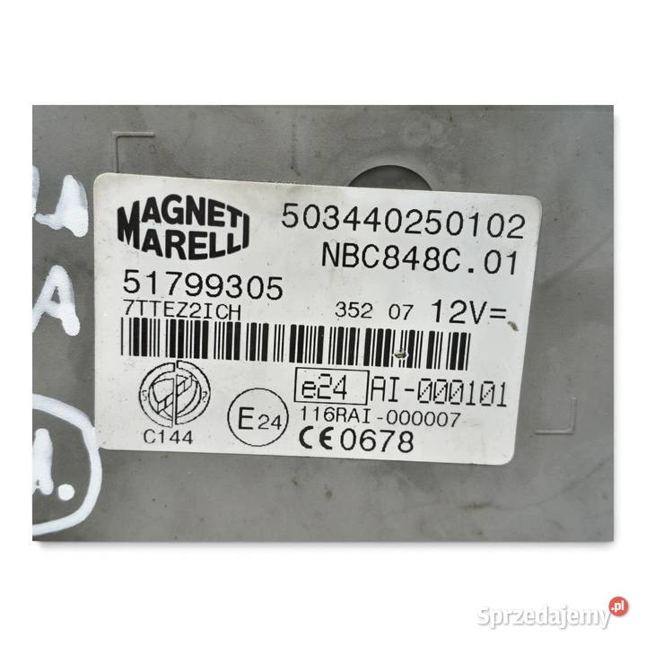 MODUŁ KOMFORTU BSI Lancia Musa 14 16V 51799305 Chełm