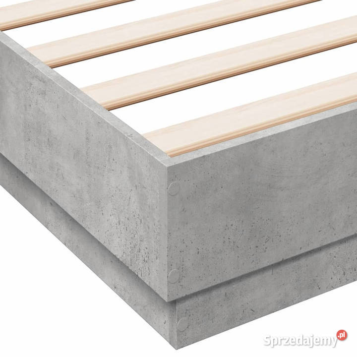 Rama łóżka szarość betonu materiał 23cm mazowieckie