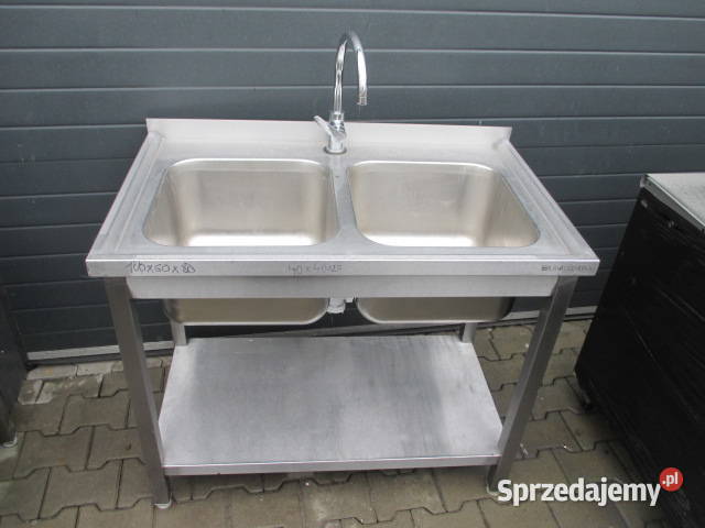 Zlew 2 Komory Dwukomorowy Stal Nierdzewna Ostrów Wielkopolski