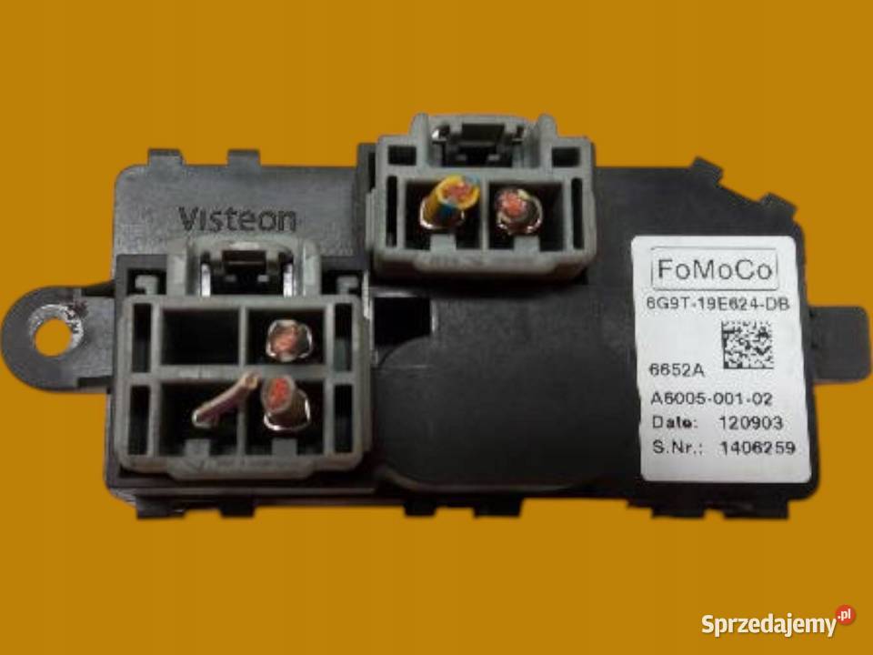 REZYSTOR OPORNICA 6G9T19E624DB Ford Focus Mk3