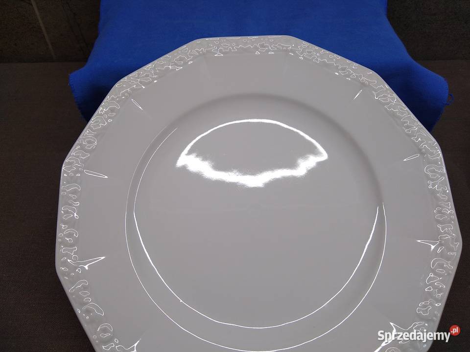 Talerz płytki Rosenthal Biała Maria Classic Rose Kalisz