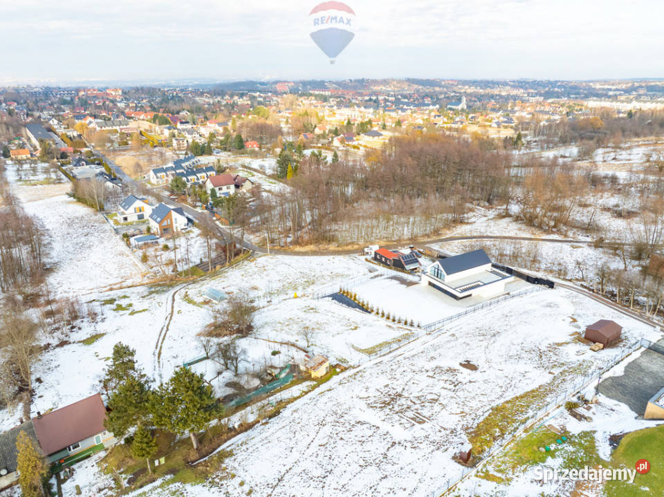 Budowlana i uzbrojona działka w Wieliczce widok Wieliczka