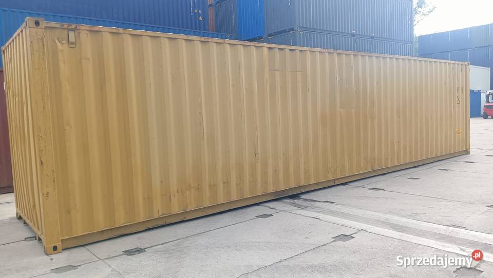 Kontener morski używany 40HC 12m Pewny Kontener Piotrków Trybunalski