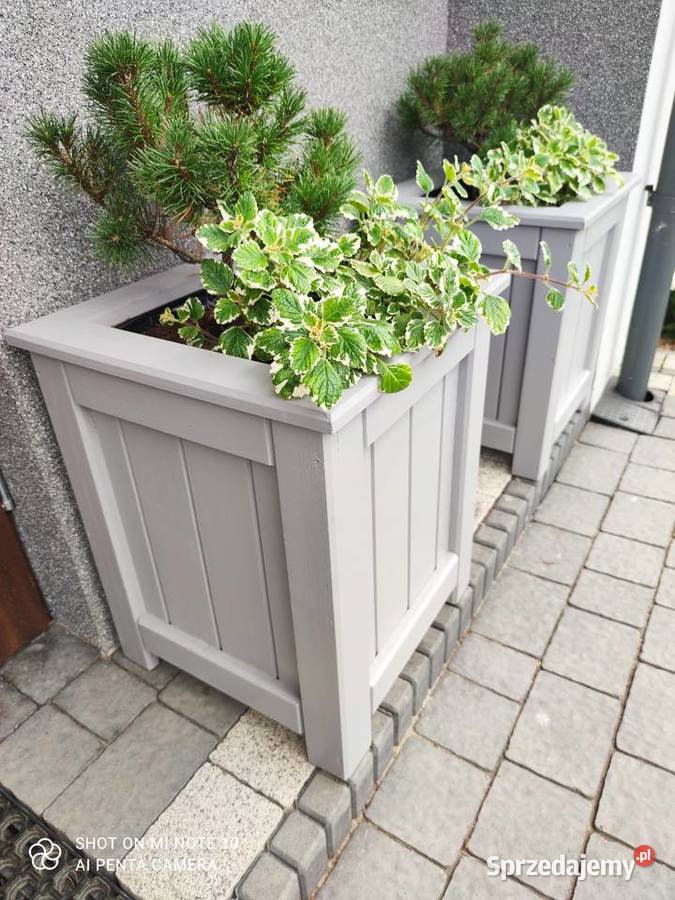 Donica drewniana ogrodowa łódzkie