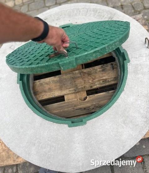 Zielona Pokrywa betonowa ogrodowa 105 właz NA Parszów
