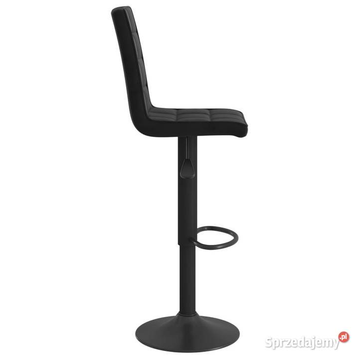 Stołek barowy czarny obity aksamitem WM335749 mazowieckie Warszawa sprzedam