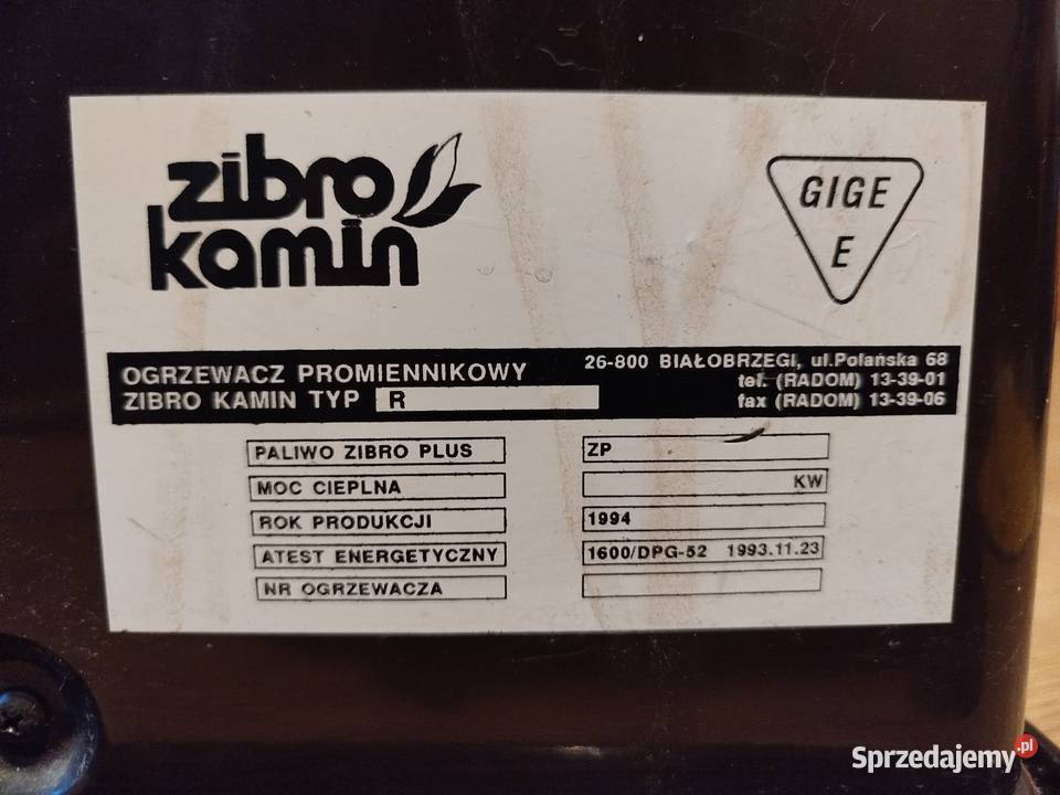 Grzejnik piecyk promiennik naftowy Stover R29C Bielsko-Biała