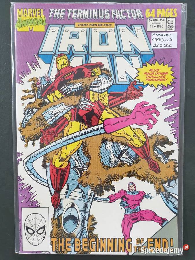 Iron Man Annual 19871990 2 komiksy Marvel USA pomorskie Gdynia