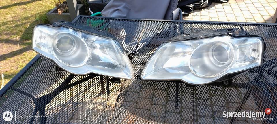 Lampy reflektory przód VW Passat B6 oryginał Lubin