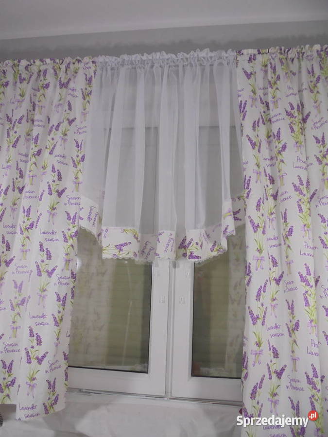 komplet lawenda 270134 firanka wys 78 Dom i Ogród Włocławek sprzedam