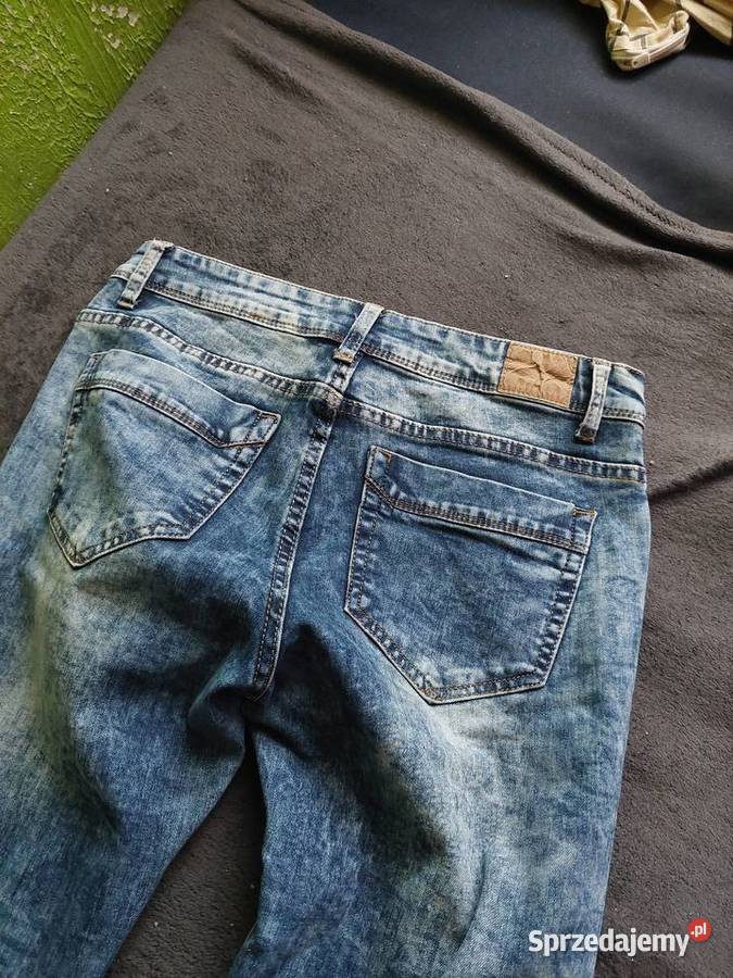 Spodnie damskie dżinsowe M Rozmiar 38(M) łódzkie Piotrków Trybunalski
