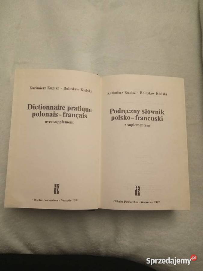 Podręczny słownik polsko francuski WP Mysłowice