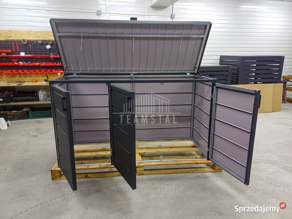 Zabudowa koszy na śmieci wiata obudowa Przasnysz sprzedam