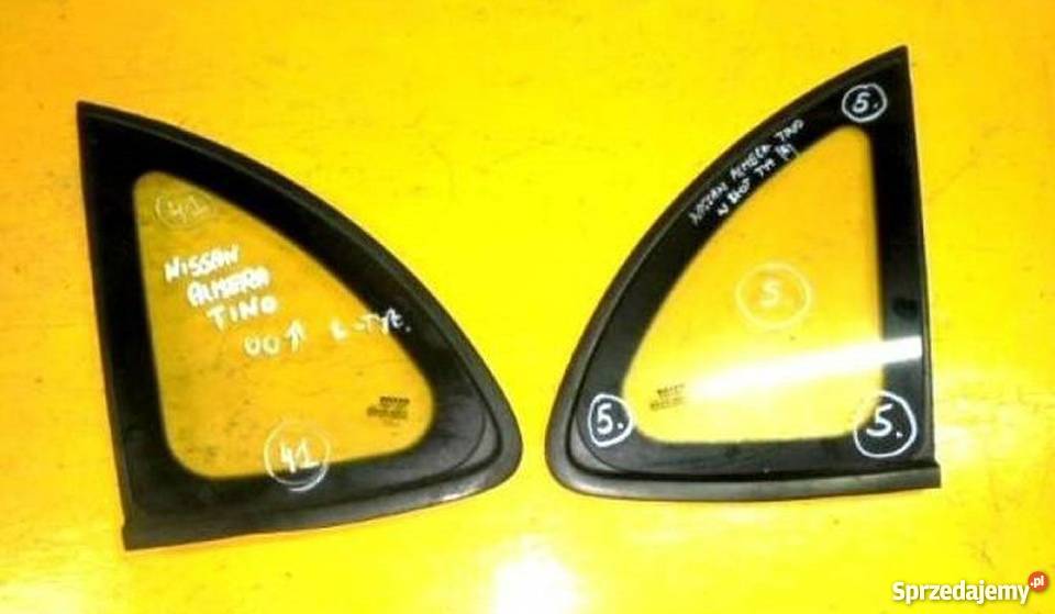 Nissan almera tino szyba w błotnik tył lewa Wrocław