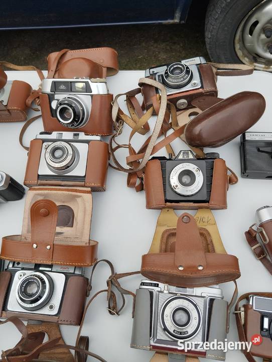Stare aparaty fotograficzne analogowe posiadam Gościeradów Ukazowy sprzedam