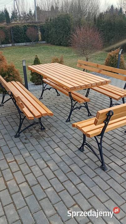 MEBLE OGRODOWE ŁAWKI STOŁY NOGI DO MEBLI LOFT metal Haczów