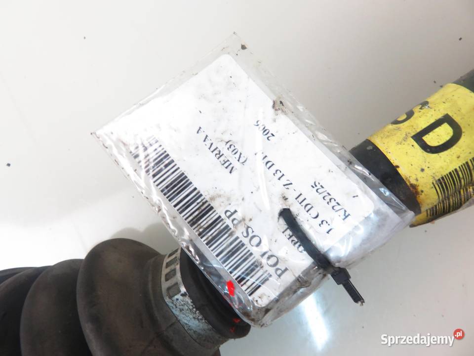 PÓŁOŚ PRAWA PRZEDNIA OPEL MERIVA A 13 CDTI osobowe