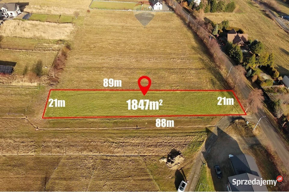 Działka budowlana 1 847 m Radziechowy sprzedam