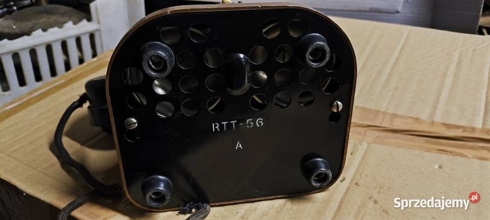 Telefon RTT 56 obudowa miedziana zabytek antyk Lutoryż
