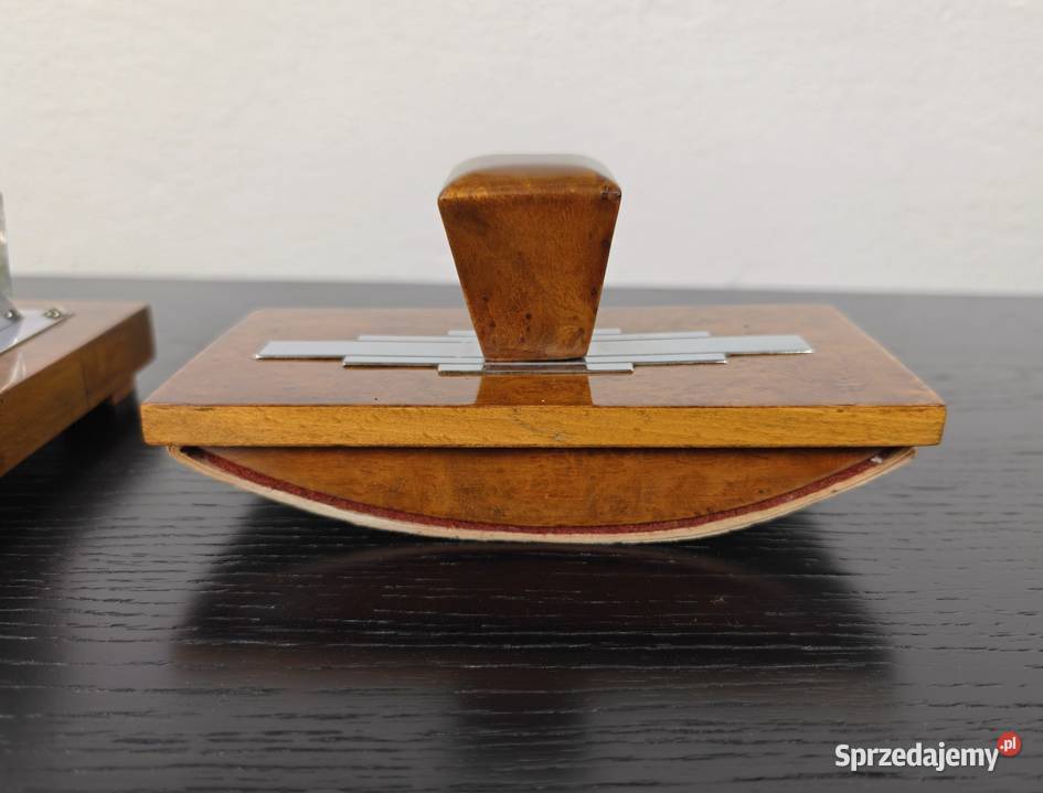 Kałamarz przybornik na biurko Art Deco czeczot sprzedam