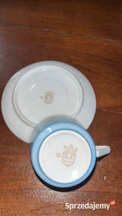 Filiżanka Syg A F Kahla Wedutka Z ratuszem Gdańsk