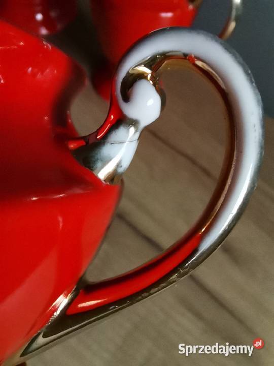 Stary serwis kawowy Giesche Empire porcelana