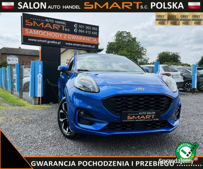 Ford Puma STLine Hybrid Automat Kamera 1Rej 2023 podgrzewane fotele Rydułtowy sprzedam
