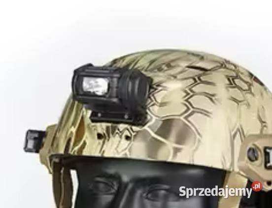 Latarka czołowa LED czołówka taktyczna na kask Płock