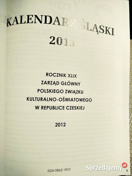 Kalendarz śląski unikaty kolekcjonerskie używ