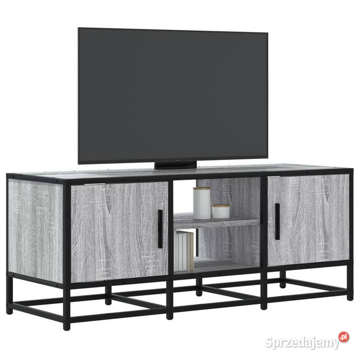 Szafka pod telewizor szary dąb sonoma 100x35x41 Warszawa
