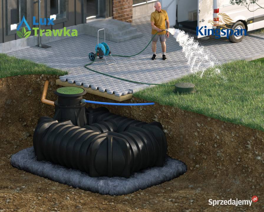 Zbiornik na deszczówkę szambo 3000 5000 l Skrzydlna