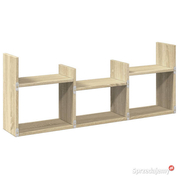 Półka ścienna 100x18x40 przydymiony dąb WM854798 mazowieckie Warszawa