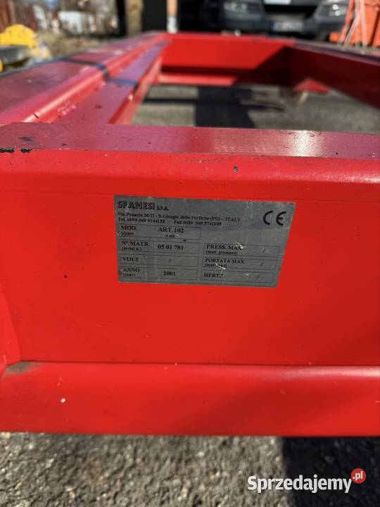 nowa rama blacharska SPANESI 102TB śląskie Rybnik